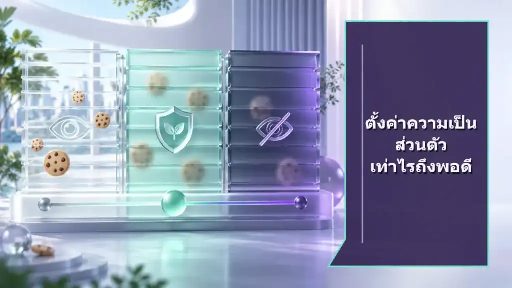 ตั้งค่าความเป็นส่วนตัวในเบราว์เซอร์เท่าไรถึงพอดี
