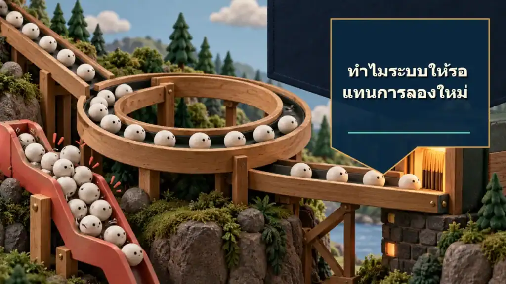ทำไมบางระบบขอให้รอ แทนที่จะให้ลองใหม่ทันที